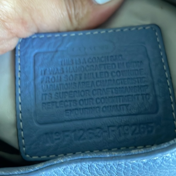 Light blue Coach cross body - Picture 5 of 7